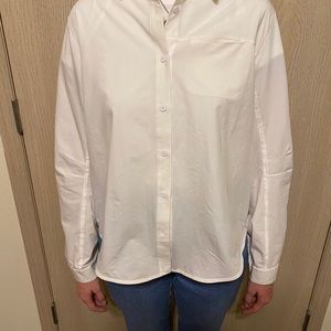 Lululemon button down white shirt size 8
